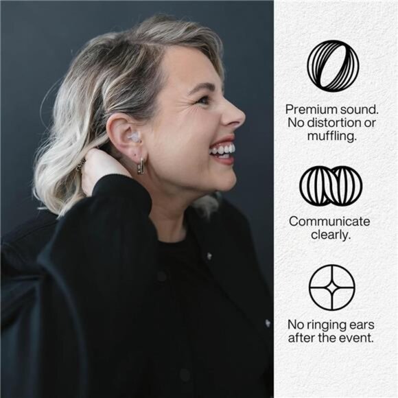 Music PRO - Concert Ear Plugs - Earplugs for Noise Reduction - High Fidelity - Picture 3 of 7